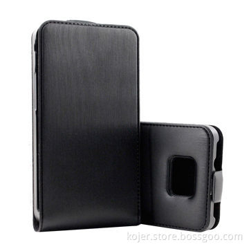 Leather Flip Smartphone Cases for Samsung Galaxy S2/i9100, with Plastic Shell Inside